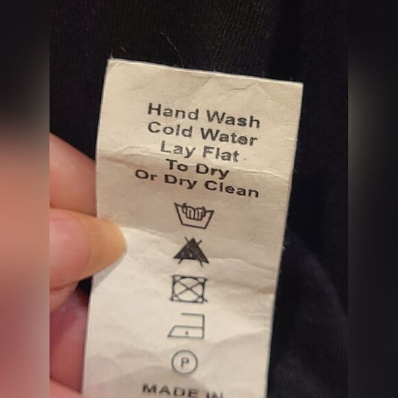 CAITE Anthropologie Black w/ Floral Embroidered Tunic Top, Ruffled Hemline | M - Picture 5 of 8